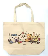 Village Vanguard Large Tote Bag "Chi-kawa Something Small and Cute x Village Vanguard"