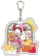 Harukaze Adami "Motte! Magical DoReMi Acrylic Key Holder 05. Graph Art Design"