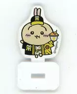 Rabbit (Acrylic Stand) "Chiikawa x Hanshin Tigers metal badge & Acrylic Stand in Capsule" Osaka-only