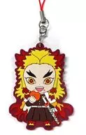 Kyojuro Rengoku A "Demon Slayer: Kimetsu no Yaiba Baku! Capsule Rubber Mascot 12"