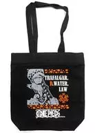 Trafalgar Law (black x orange x white) tote bag "ONE PIECE"