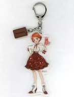 Natsuki Rin (Yes! Precure 5 GoGo!) chocolate and acrylic key holder "Precure series Victory Sweets Fair ~ Valentine ~"