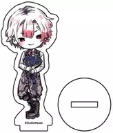 Amon Reed, "El Diácono del Diablo y el Gato Negro, Acrílico Puchi Stand 04. Cena ver. Diseño gráfico".