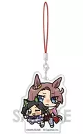 7. Narita Taishin & winning Ticket "Uma Musume Pretty Derby Acrylic Strap ~ With Plush toy ~ Vol. 1"