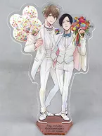 新六花插图(花束)主视觉亚克力架