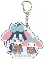 芥川龍之介＆マイメロディ 「文豪とアルケミスト×サンリオキャラクターズ アクリルキーホルダー 01.ミニキャラ」