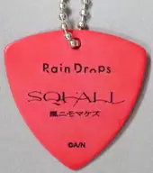 Akina Mie (Wind Nimmo Makezu / Red) "Virtual YouTuber Ni Jisanji Rain Drops SQUALL Pick Key Holder"