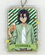 Junta Teshima Layer Key Holder (Party) "YOWAMUSHI PEDAL ×PRINCESS CAFE"