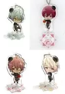 4-Type Set "Idolish Seven ~ China Na Cafe ~ in animatecafe/SWEETS PARADISE Trading Acrylic Stand Key Holder China Na Ver Group C"