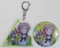 Shiho HINOMORI 56 mm metal badge + acrylic key holder "CD-project Sakai Karafuri Stage! feat. Hatsune Miku Leo/need SEKAI ALBUM vol. 1 Limited first production edition with goods" Animate Purchase benefits