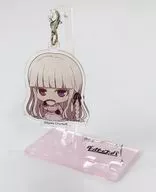 Kirigiri Kyoko 「 DANGANRONPA / Super DANGANRONPA 2 × The Neworder Table 」 Shibuya Collaboration Cafe Collaboration Limited drawing Okoshi Mini Character Yurayura Acrylic Charm DANGANRONPA Ver. 」