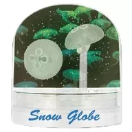 Green "Phantom Jellyfish Space Snow Dome"