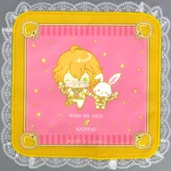 Wish Me Mel & Shinomiya Natsuki Mini Towel with Lace "Happy Smiling Stage Chibi Character ver." Sanrio Character Couple x Utano Prince Sama ♪ Shining Live Happy Smiling Stage in Sanrio Puroland "