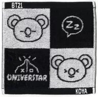 KOYA(アールエム) 今治ミニタオル(モノトーン) 「BT21」