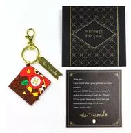 Ace Trappola Rubber Charm & Message Card Set "Disney Twisted Wonderland Valentine's Day Gift 2022"