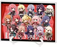 02. Rinmeikan & Frontier & Sikfeld (Mini Character) Acrylic Art Stand (A5 size) "Shojo ☆ Revue Star Light - Relive -"