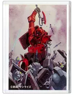 Dedicated Shah Zaku "Yasuhiko Yoshikazu / MOBILE SUIT GUNDAM: THE ORIGIN Exhibition Blind Mini Acrylic Block"