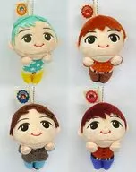 Conjunto de 4 tipos TinyMART Sleeping More Plus mascote "RM & Jin & SUGA & j-hope" "TinyTAN"
