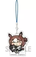 Fine Motion & E Aṣa Carl "Uma Musume Pretty Derby Acrylic Strap ~ With Plush toy ~ Vol. 2"