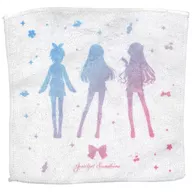 Silhouette Pattern (3 persons) Microfiber Towel "Rakuten Collection ジェエルペット Jewel Memories Collection" A-4 Award