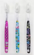 Collective Toothbrush 3-Piece Set (for Adults) "Little Kawa Cafe 2nd Chiikawa Hanten in THE GUEST CAFE & diner"