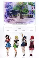 ヒロイン4人バージョン ジオラマアクリルスタンド 「彼女、お借りします」 クラウドファンディング投資特典