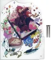 [A la Carte] Yuko & Momo hot stamping with signature A4 Acrylic Panel "Machikado Mazoku Izumo Ito Illustration Collection - Toyokaka - Melon Books Limited Edition" Bonus included with the item