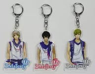 [A la Carte] Otowa, Kirishima and Tsuji Acrylic Key Holder "PS Vita Soft and Tokimeki Restaurant ☆ ☆ ☆ Project TRISTARS GAMECITY Set 5th anniversary BOX/Majesty BOX" Included special bonus