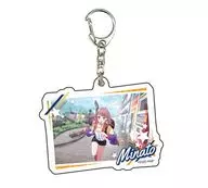 Minato Shishinai "Plaore! ~ SMILE PRINCESS ~ Acrylic Key Holder 02. Senpai Set Ver."