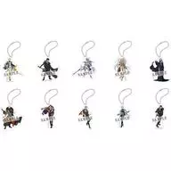 10-Type Set "Acrylic Key Holder Collection of Black Fairy Le Chevalier D'Eon & Magic Electric Game & Primus Club"