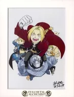 Collective Art Collection Hiromu Arakawa Print with signature (3) "Fullmetal Alchemist Exhibition"