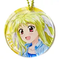 Fate T Haraoun acrylic key holder "Magical Girl Lyrical NANOHA Reflection collaboration store in Atre Akihabara"