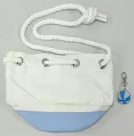 SEVENTEEN POUCH BAG WHITE "2021 SVT 5th FAN MEETING SEVENTEEN in CARAT LAND"