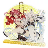 Hakujo Fubuki & Hosho Marine Acrylic Stand Key Holder Happiness World "Virtual YouTuber Hololive presents V no Su, such an old man is alive! ~ 100th anniversary! Public recording special! ~"