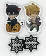 Takato Saijo & Junta Higashiya (Halloween) Acrylic Mini Stand "Dakaretai Otoko 1-i ni Odosarete Imasu Theater. ~ Spanish version ~ ×SMILE BASE CAFE"