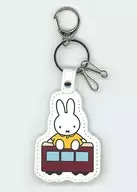 Miffy Synthetic Leather Key Ring "Miffy × Hankyu Railway miffy and Hankyu"