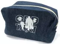 Yano & Sekiguchi (silhouette) denim pouch "Odd Taxi KUJI Mate" B-1 prize