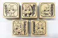 Set of 5 collective stamps "Eiga The Quintessential Quintuplets POPUP SHOP Summer Festival in Loft"