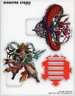 "Monster Strike 5th anniversary acrylic stand" by Izanami & Shulin Gala