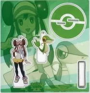 May & Snivy Acrylic Stand Key Holder TRAINERS SALON! "Pocket Monsters" Pokemon Center only.