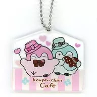 Kopen-chan & Pink Kopen-chan's "Kopen-chan Cafe 2020 in BOX CAFE Acrylic Key Holder"