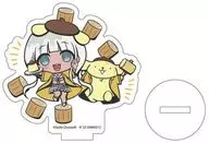 Night Long Angie & Pom-Poms Pudding "DANGANRONPA × Sanrio Character Cers Acrylic Puchi Stand 06"