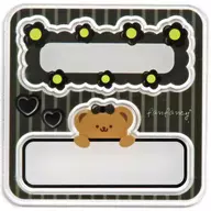 Black Acrylic Plate Parts Set "fanfancy + Animate Limited Fair" Target Products Purchase benefits