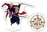 Sanji & Zoro "ONE PIECE Acrylic Stand ~ Double Character Series ~" Village Vanguard limited