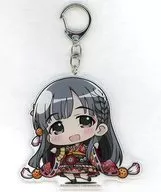 Kobayakawa Saeka Kaikorobiru En ver. ミニッチュ Decaacrílico Keyring "Idlemaster Cinderella Girls"