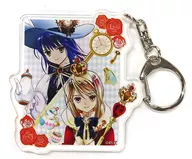 Bezato 唯世 & Nadeshiko Fujisaki (Alice in Wonderland ver.) drawing acrylic key holder "KUJI Mate Shugo Chara!" D-6 Award