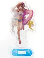 "KUJI Hikido FANTASIA Bunko Summer Waku Waku Online KUJI" B-4 Prize, an acrylic stand for Ayana Hoshimiya (a simple clerk who helped her out of a convenience store robbery, and she was a cute girl in her class)