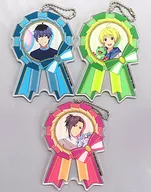 3-Type Set "idol Master SideM× Lawson Rosette-Style Acrylic Key Holder"