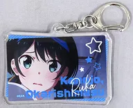 Ruka Sarashina (Scene photograph) Acrylic Key Holder "eeo KUJI Kanojo, Okarishimasu" D Prize