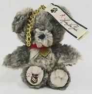 Keychain with trump badge "UniBEARsity Wanwan Monogatari" limited to Disney Store